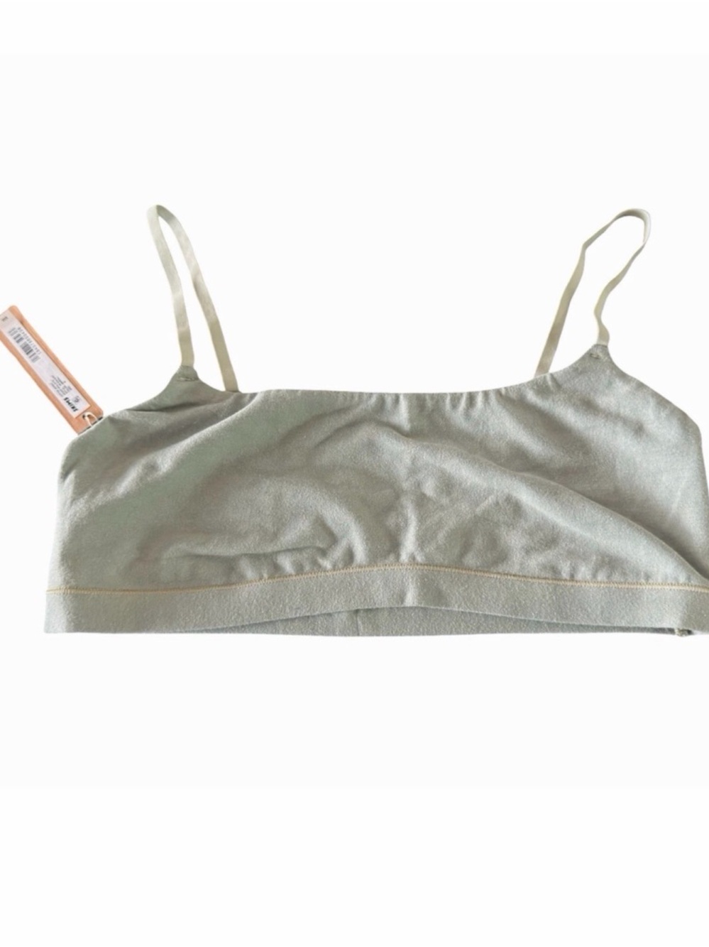 SKIMS NWT Cotton Jersey Scoop Bralette in Frost Size M